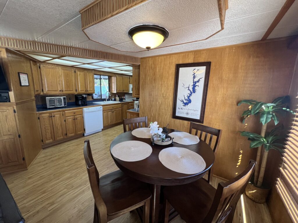 Kitchen and dining table