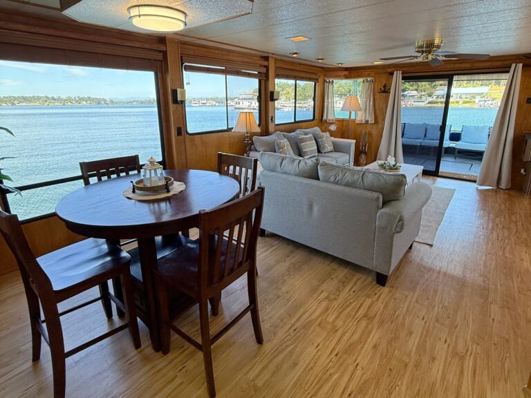Dining and living area
