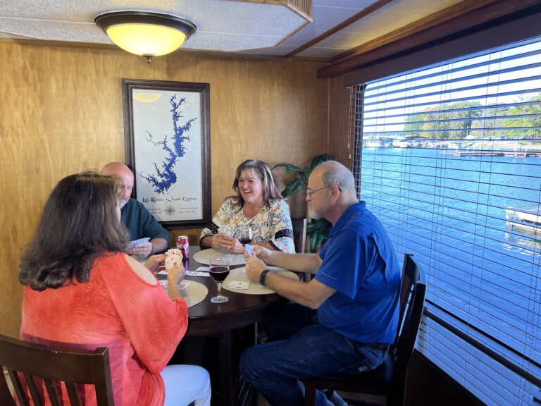 Dinner aboard